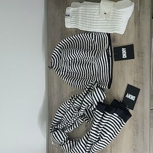 DKNY Hat, Scarf, and Cozy Socks